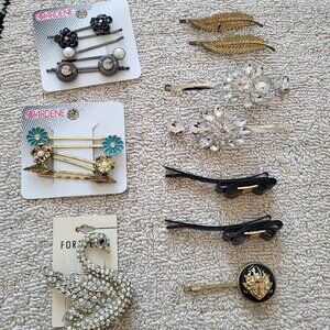 Bundle of Assorted Hair Clips - various sizes and colours